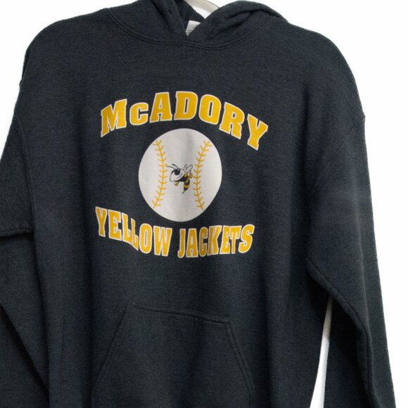 McAdory Yellow Jackets Dark Gray Hoodie - Picture 4 of 8